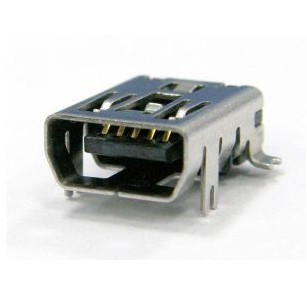 Female Mini USB Connector 